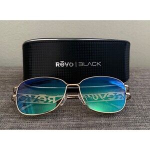 NEW Revo Air 4 Shiny Gold Polarized Photochromic Lens Sunglasses 1214 04 GNP